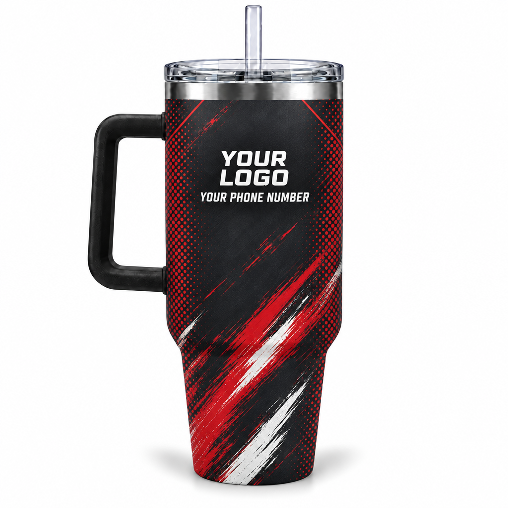 PTN019 personalized tumbler 40oz back product mockup