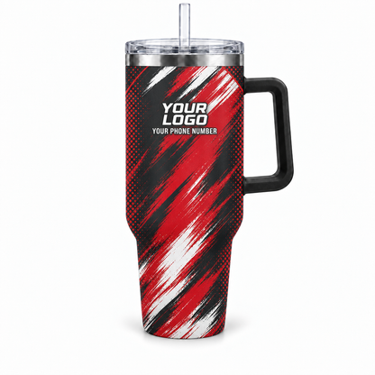 PTN019 personalized tumbler 40oz front product mockup