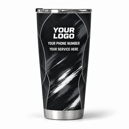 PTN020 personalized tumbler 20oz back product mockup