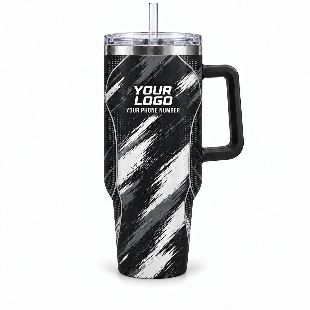 PTN020 personalized tumbler 40oz front product mockup