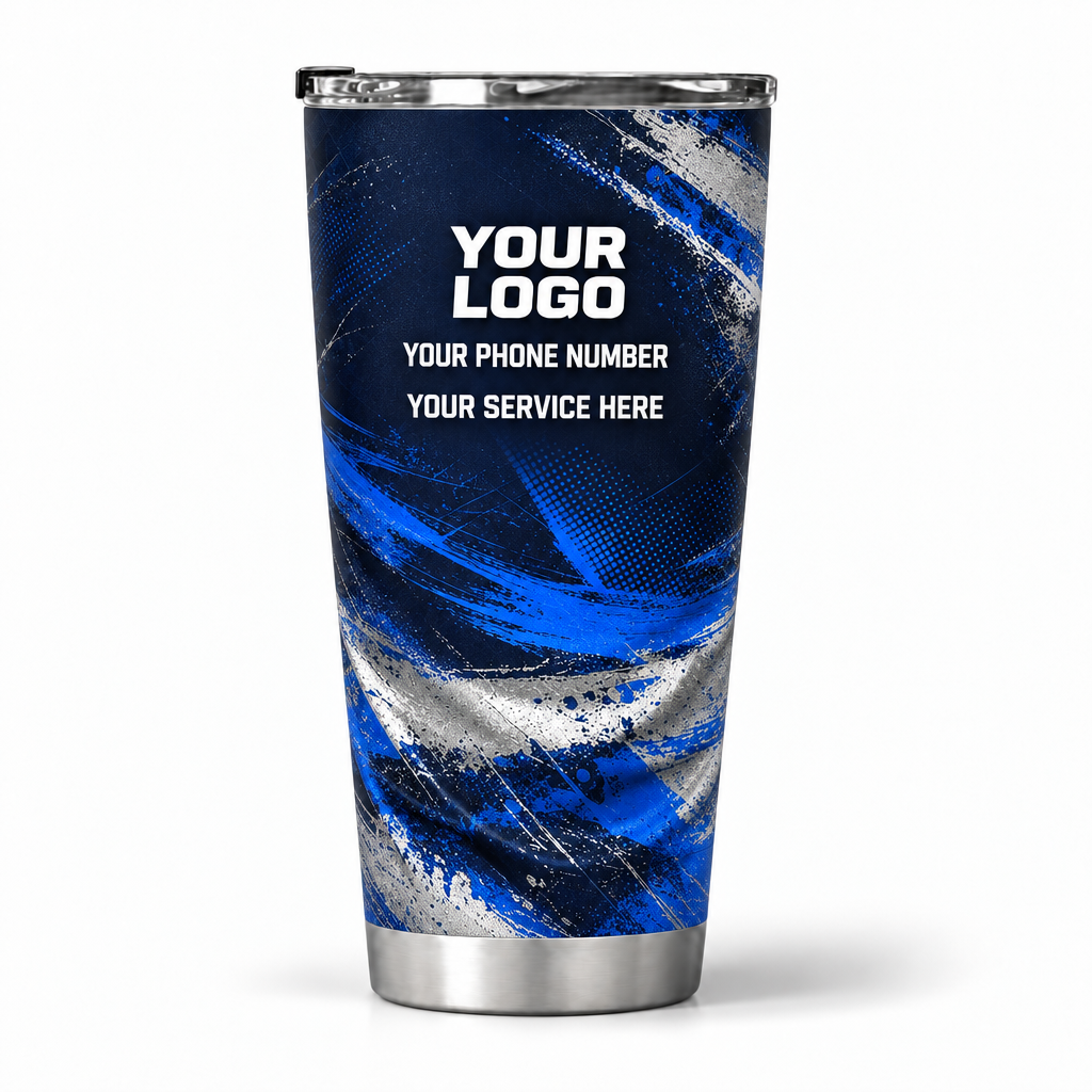 PTN021 personalized tumbler 20oz back product mockup