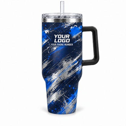 PTN021 personalized tumbler 40oz front product mockup