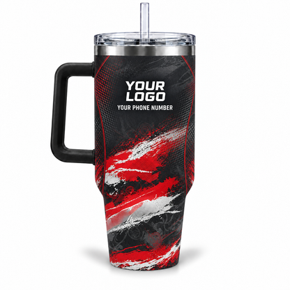 PTN022 personalized tumbler 40oz back product mockup