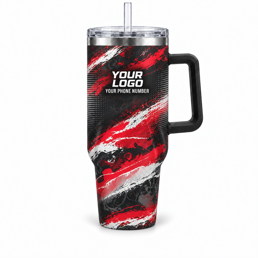PTN022 personalized tumbler 40oz front product mockup