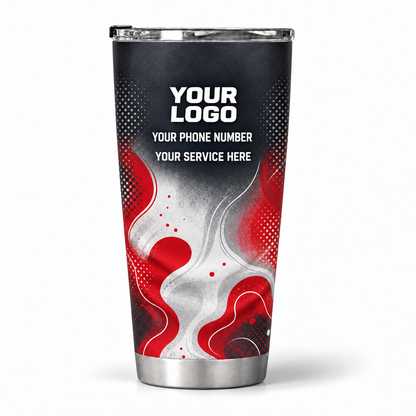 PTN023 personalized tumbler 20oz back product mockup