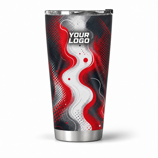 PTN023 personalized tumbler 20oz front product mockup