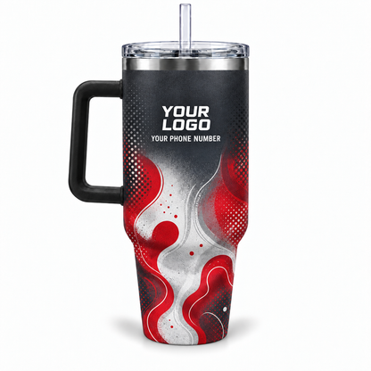 PTN023 personalized tumbler 40oz back product mockup