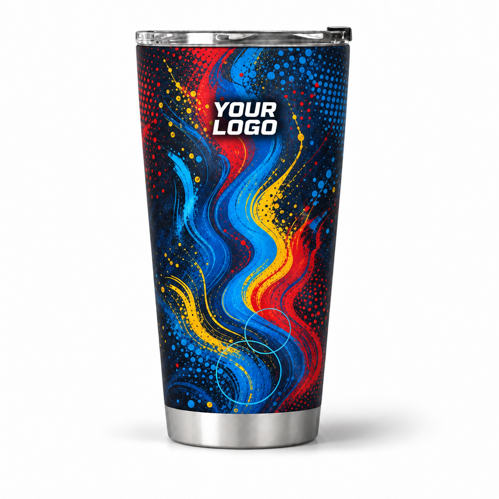 PTN024 personalized tumbler 20oz front product mockup