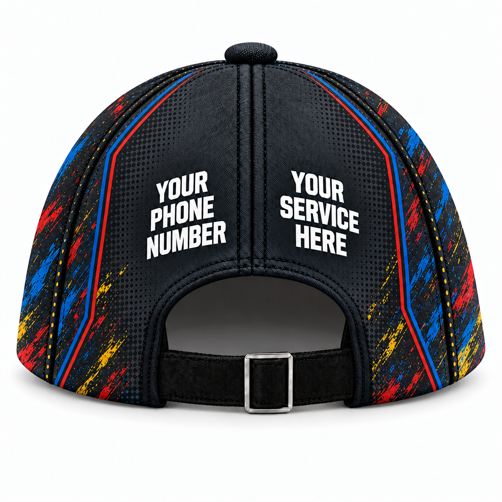 PTN025 personalized cap back product mockup
