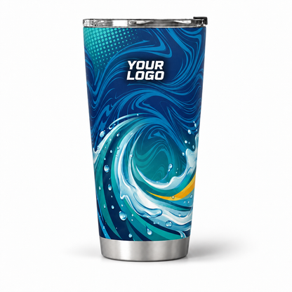 PW0001 personalized tumbler 20oz front product mockup