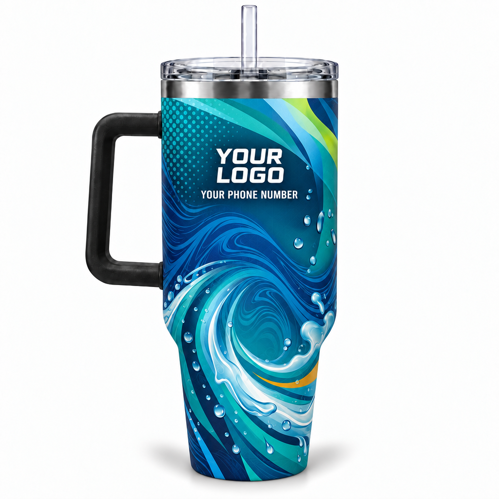 PW0001 personalized tumbler 40oz back product mockup
