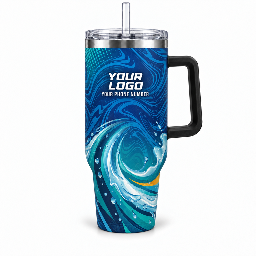 PW0001 personalized tumbler 40oz front product mockup