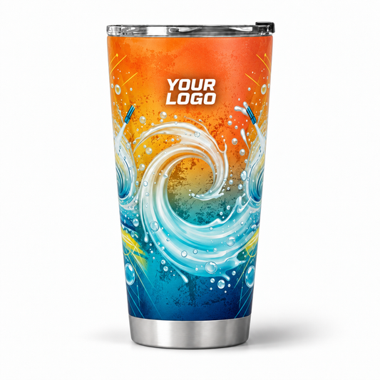 PW0003 personalized tumbler 20oz front product mockup