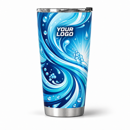 PW0004 personalized tumbler 20oz front product mockup