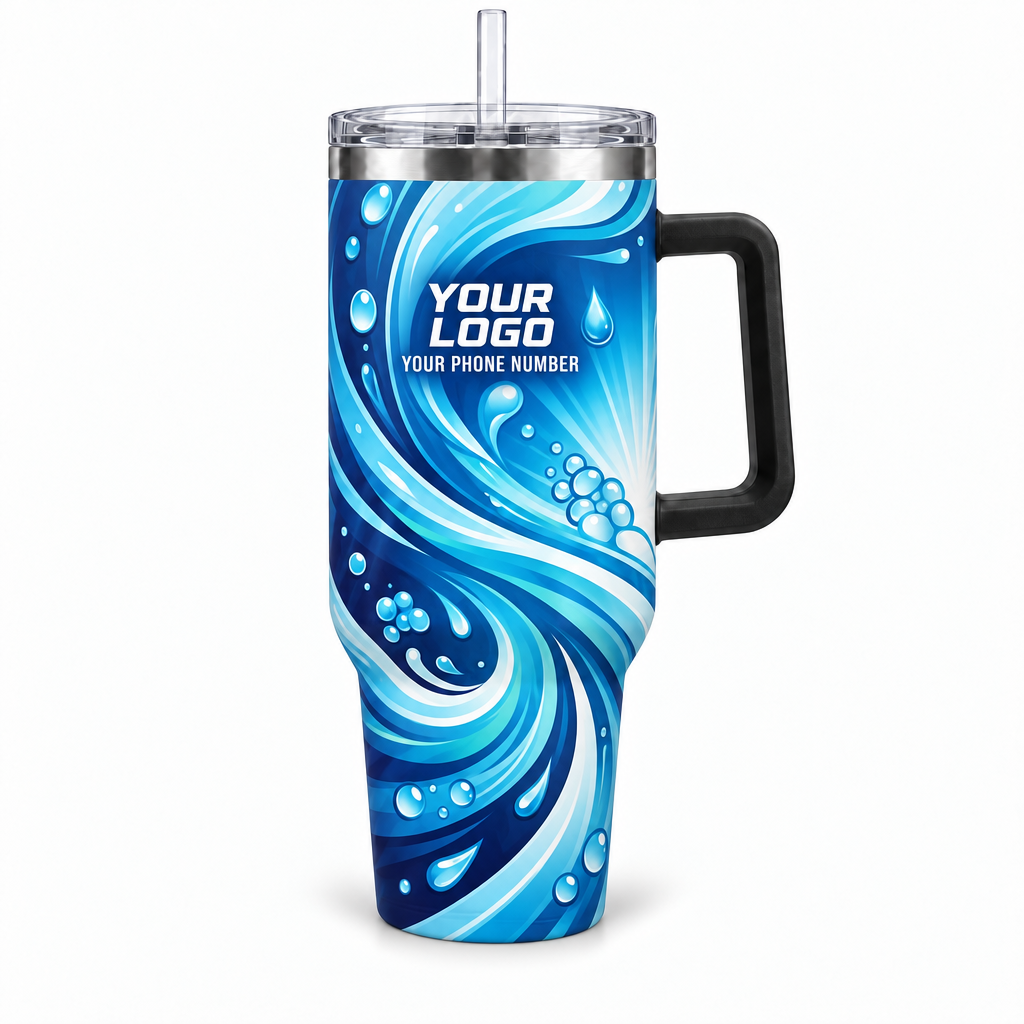 PW0004 personalized tumbler 40oz front product mockup