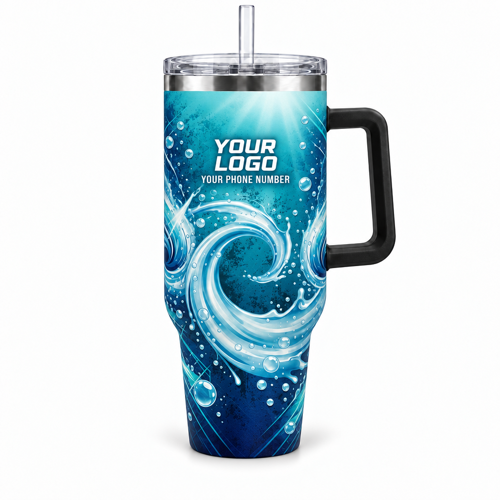 PW0005 personalized tumbler 40oz front product mockup