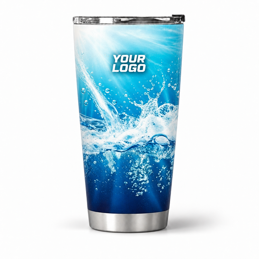 PW0006 personalized tumbler 20oz front product mockup