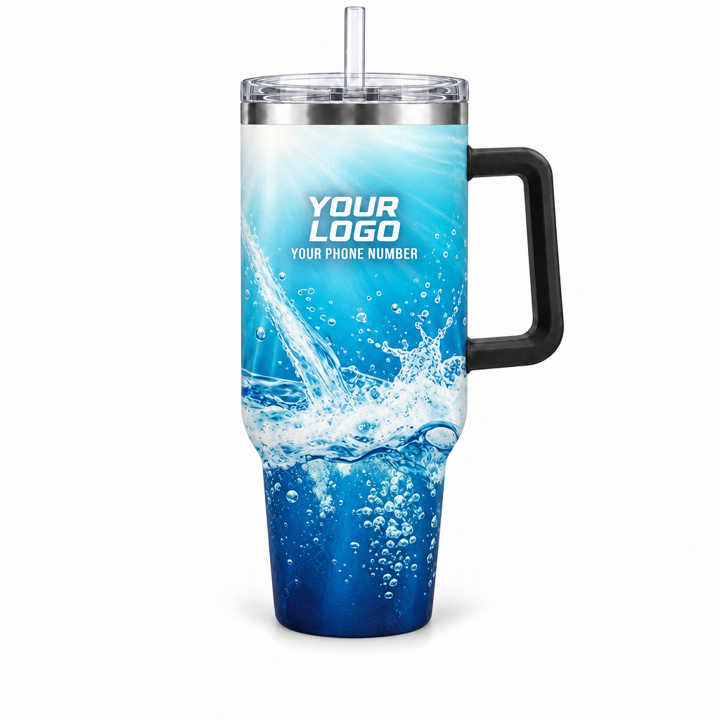 PW0006 personalized tumbler 40oz front product mockup