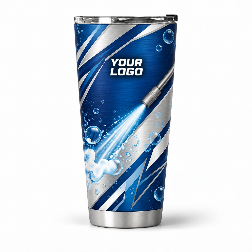 PW0007 personalized tumbler 20oz front product mockup