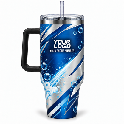 PW0007 personalized tumbler 40oz back product mockup