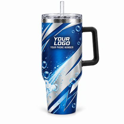PW0007 personalized tumbler 40oz front product mockup
