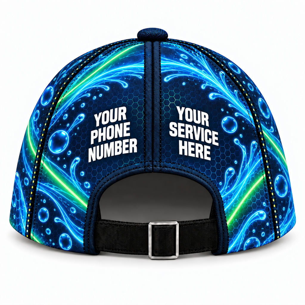 PW0008 personalized cap back product mockup