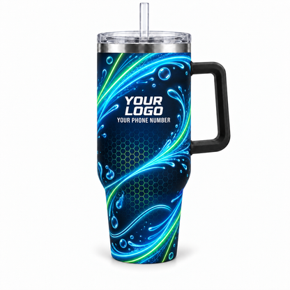 PW0008 personalized tumbler 40oz front product mockup