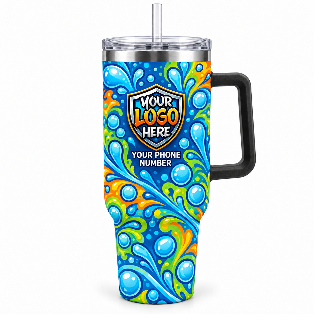 PW0010 personalized tumbler 40oz front product mockup