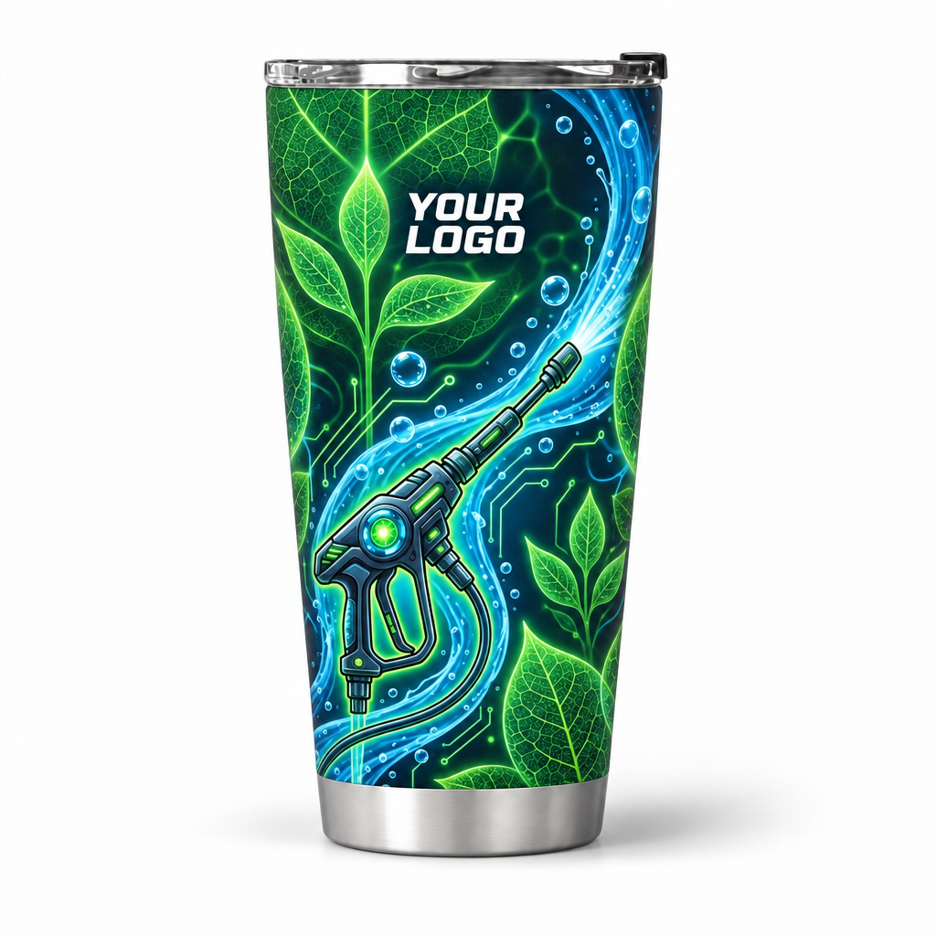 PW0011 personalized tumbler 20oz front product mockup
