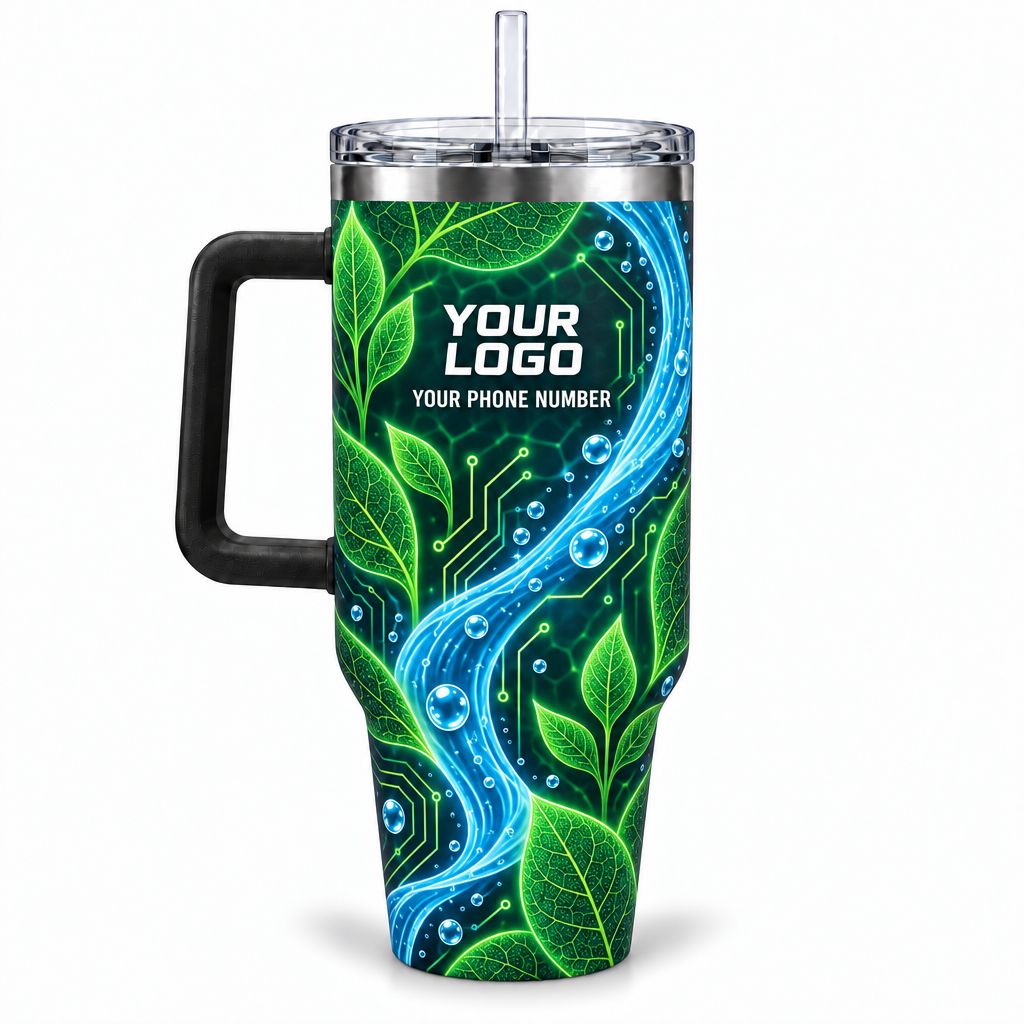 PW0011 personalized tumbler 40oz back product mockup