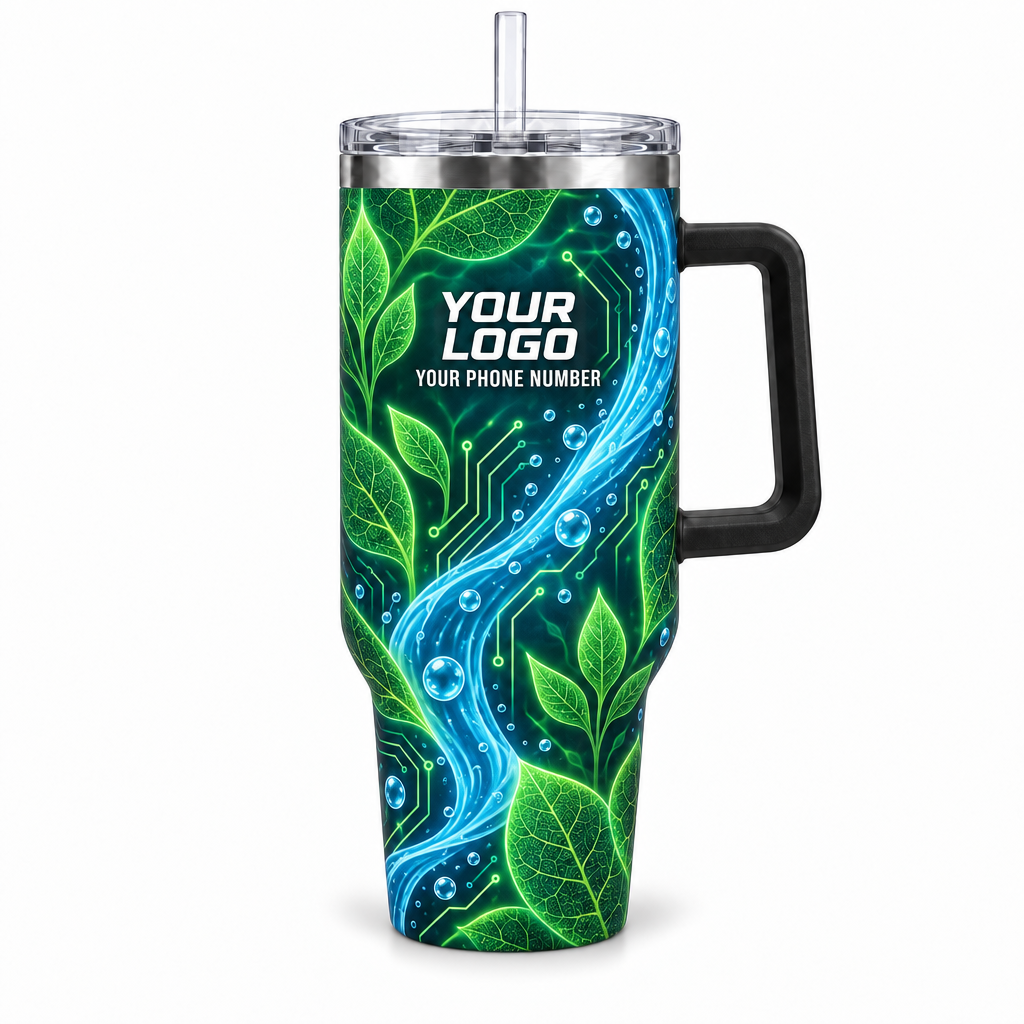 PW0011 personalized tumbler 40oz front product mockup