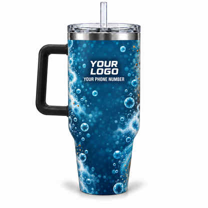 PW0012 personalized tumbler 40oz back product mockup