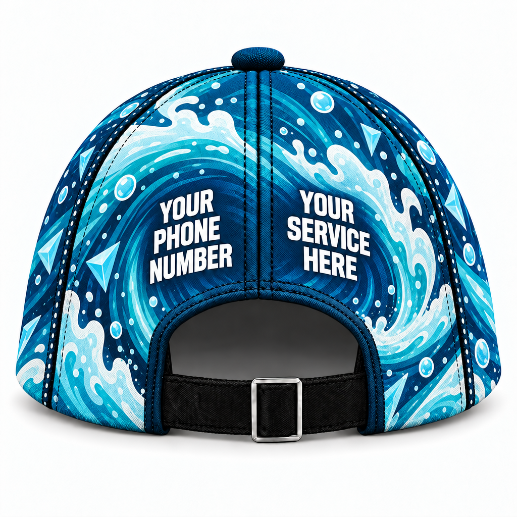 PW0013 personalized cap back product mockup