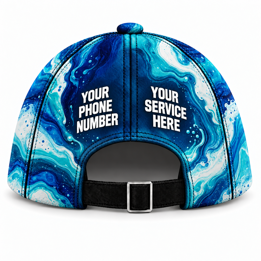 PW0014 personalized cap back product mockup