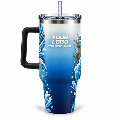 PW0015 personalized tumbler 40oz back product mockup