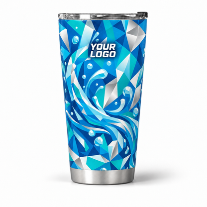 PW0016 personalized tumbler 20oz front product mockup