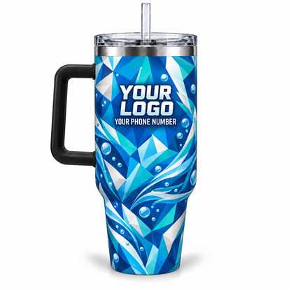 PW0016 personalized tumbler 40oz back product mockup