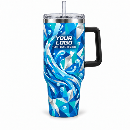 PW0016 personalized tumbler 40oz front product mockup