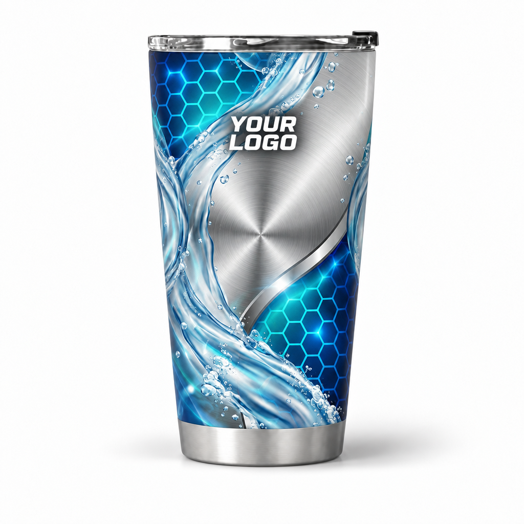 PW0018 personalized tumbler 20oz front product mockup