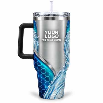 PW0018 personalized tumbler 40oz back product mockup