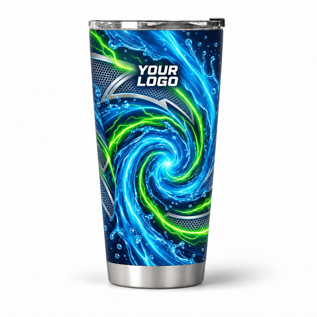 PW0019 personalized tumbler 20oz front product mockup