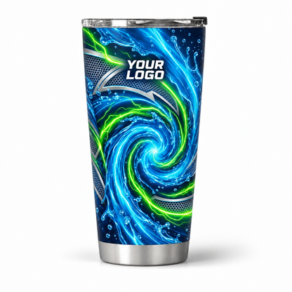 PW0019 personalized tumbler 20oz front product mockup