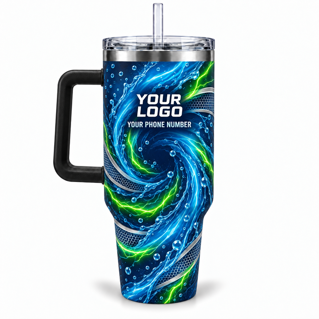 PW0019 personalized tumbler 40oz back product mockup