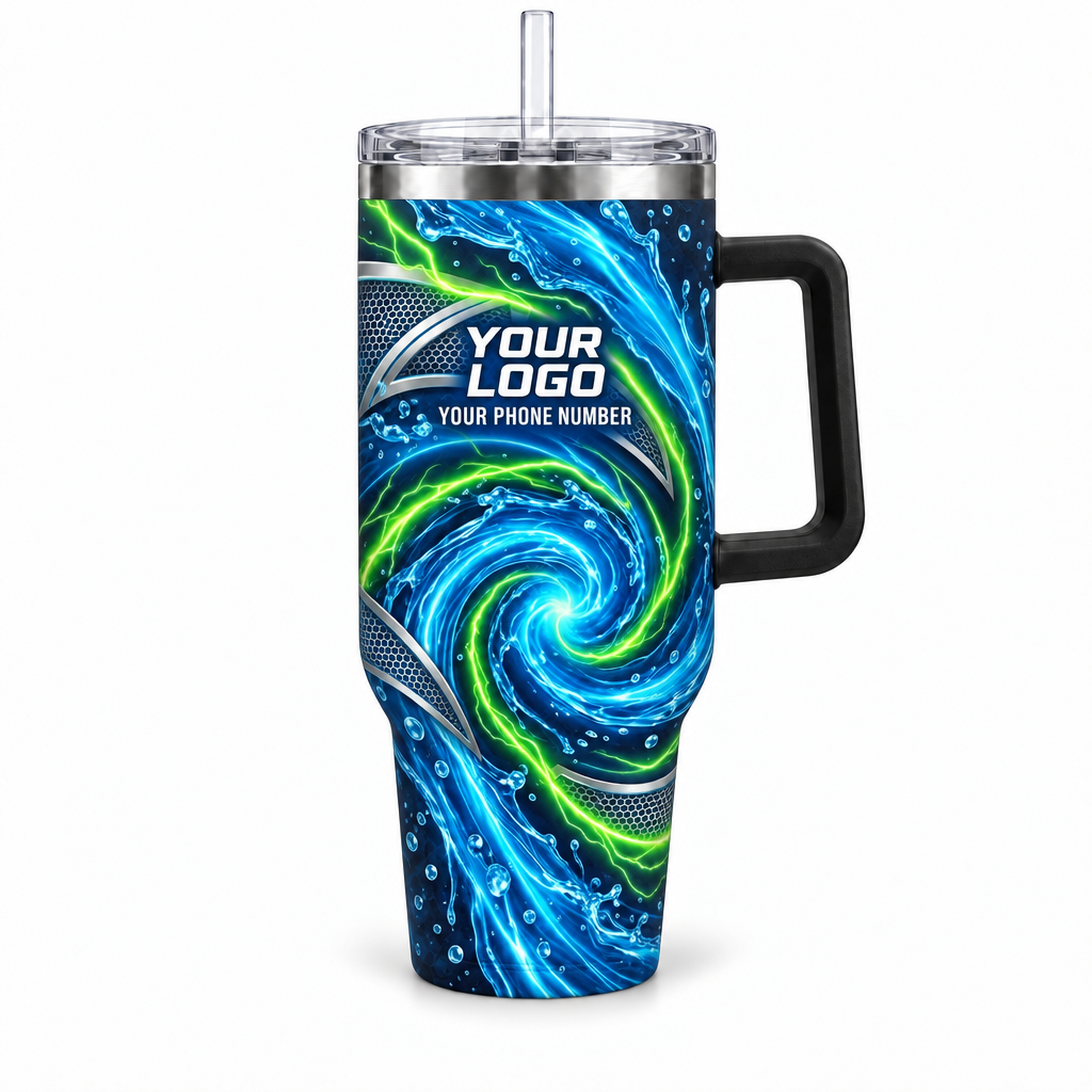PW0019 personalized tumbler 40oz front product mockup