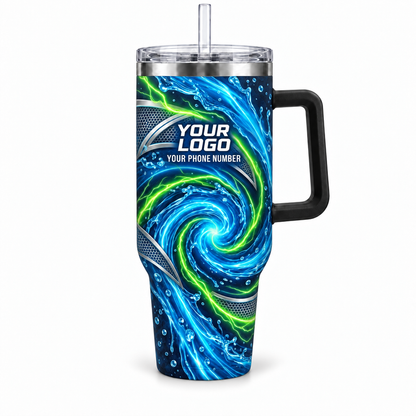 PW0019 personalized tumbler 40oz front product mockup