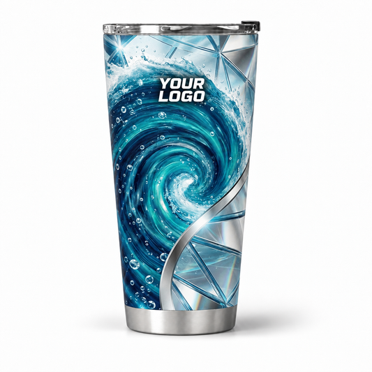 PW0020 personalized tumbler 20oz front product mockup