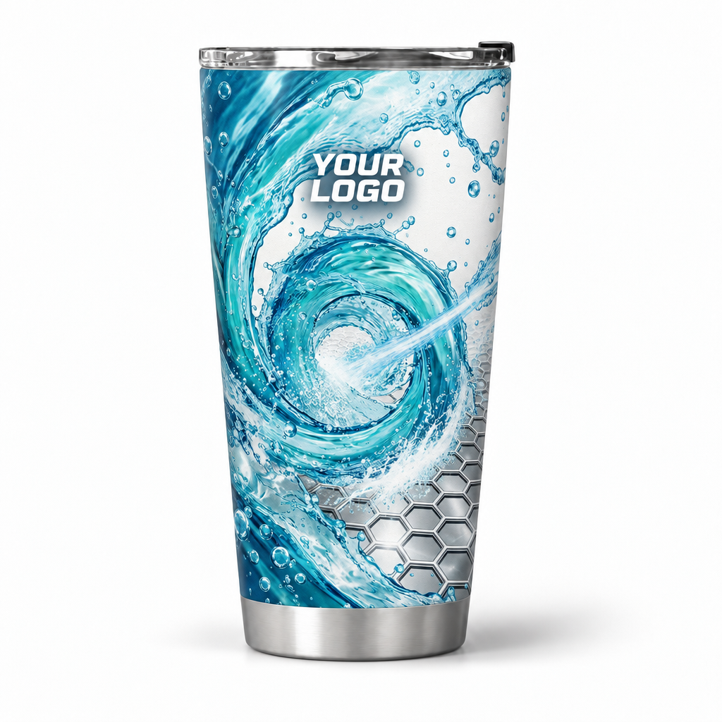 PW0021 personalized tumbler 20oz front product mockup