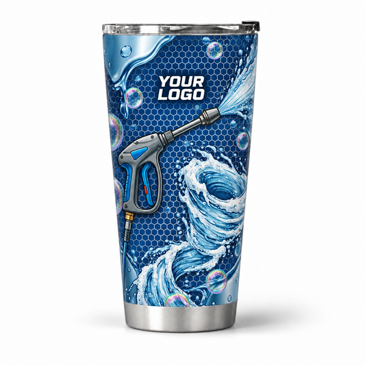 PW0023 personalized tumbler 20oz front product mockup