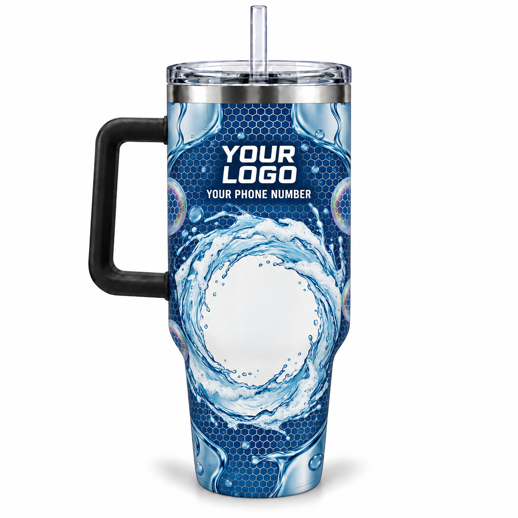 PW0023 personalized tumbler 40oz back product mockup