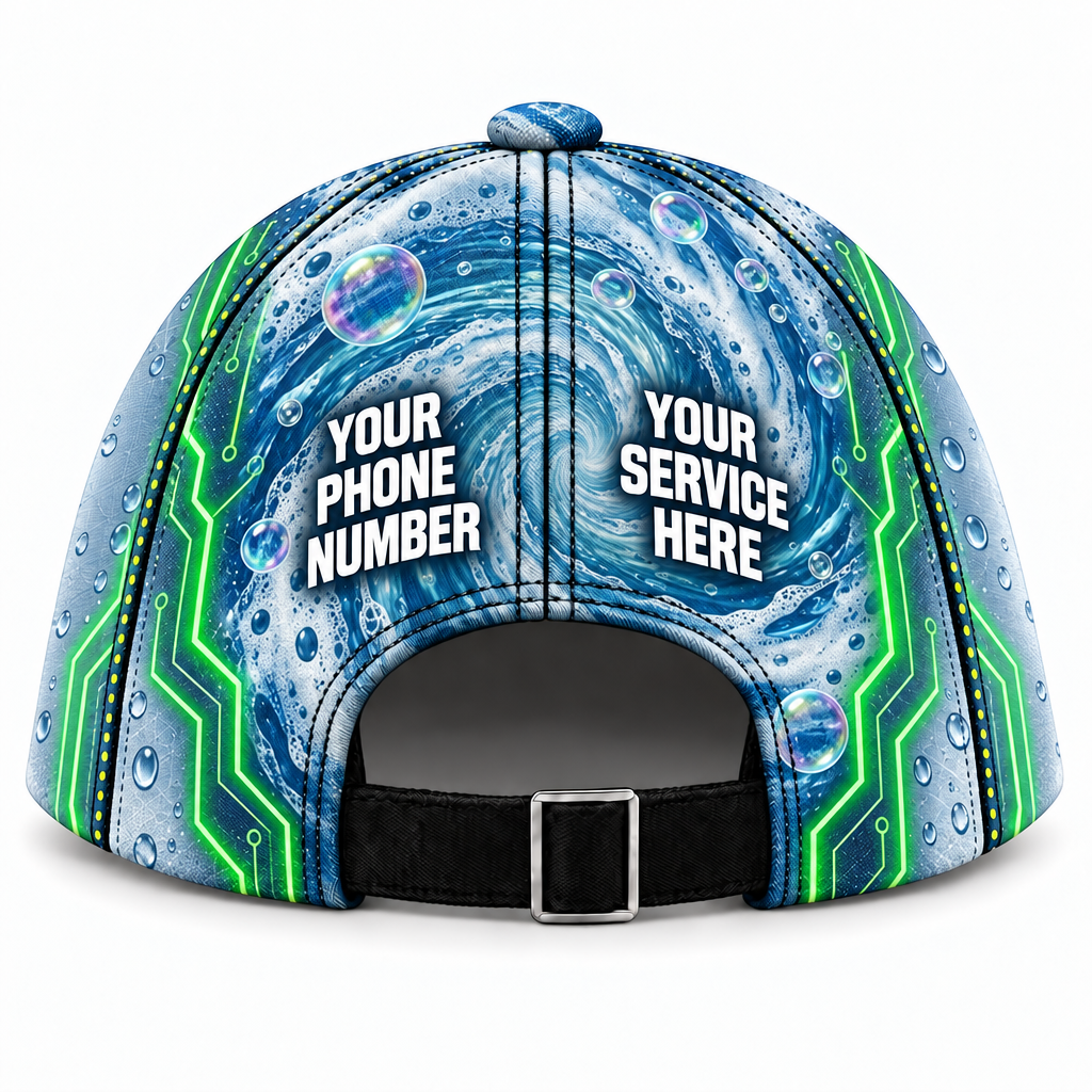 PW0025 personalized cap back product mockup